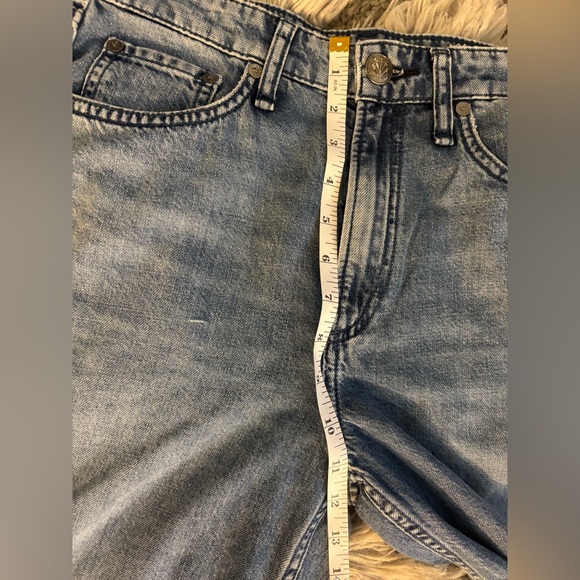 RAG & BONE RIVER FEATHERWEIGHT LOGAN HIGH RISE WIDE LEG JEANS 3 SIZES - Picture 11 of 12